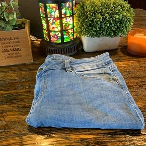 Denim Blue Jeans Spandex Stretchy 12  Straight Leg